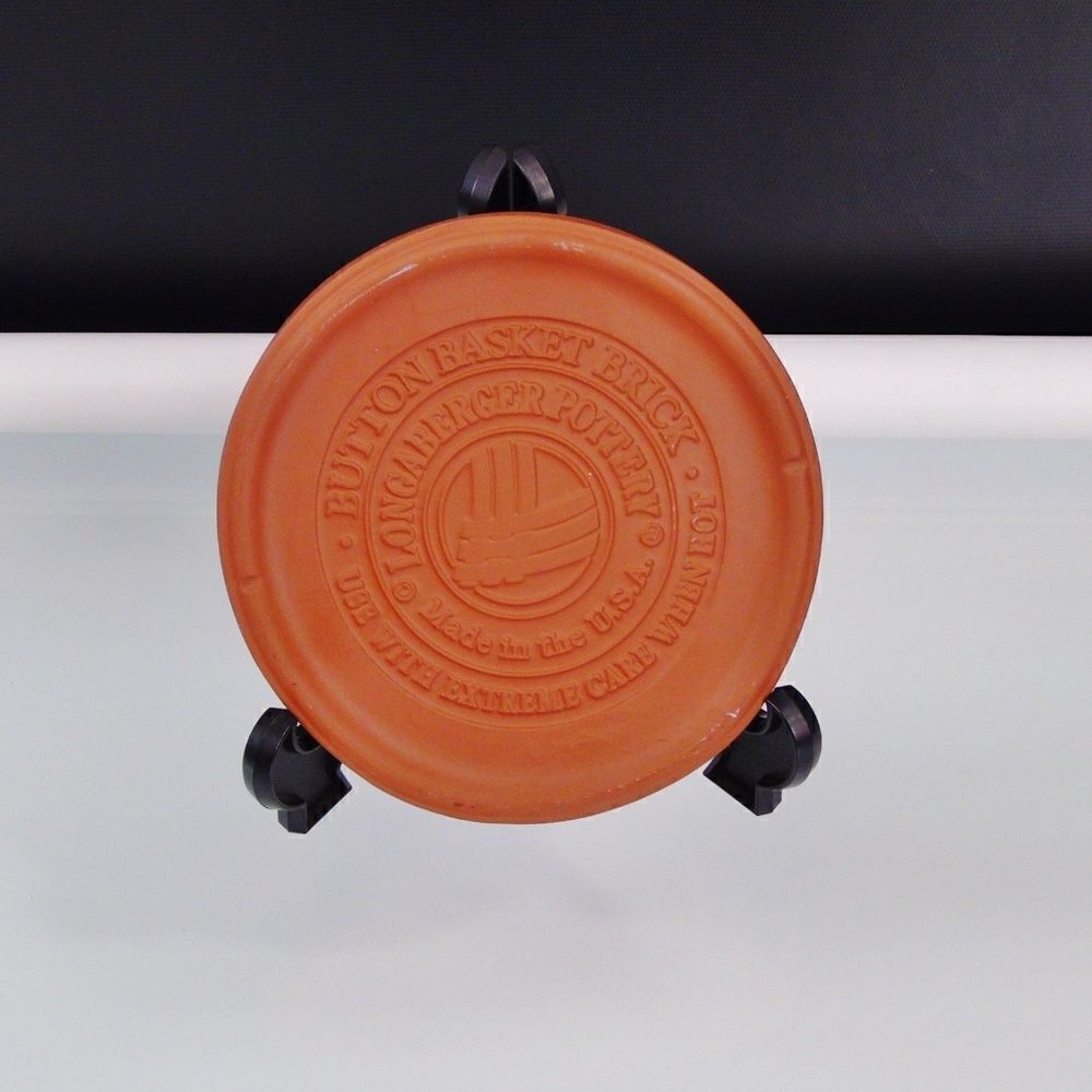 Bun Warmer Basket Brick Longaberger Pottery